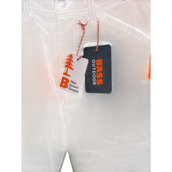 Bass Outdoor Mens Slim Straight Everyday 6-Pocket Pants Olive Green Size 28 NWT - Picture 8 of 10